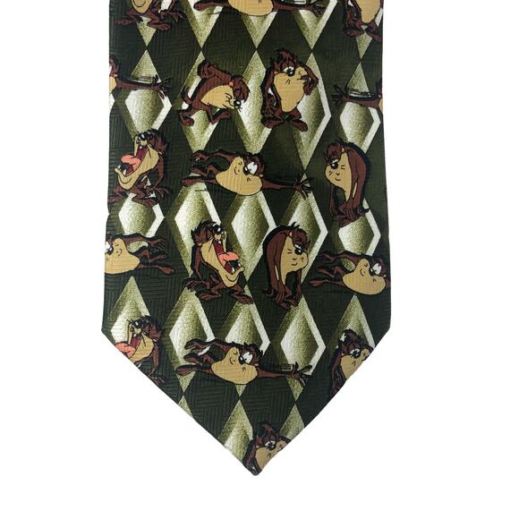 Tasmanian Devil Argyle Tie - Picture 4 of 6